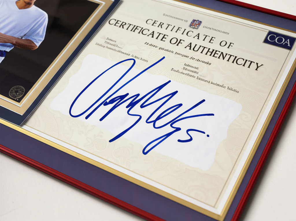 Signed Celebrity Memorabilia