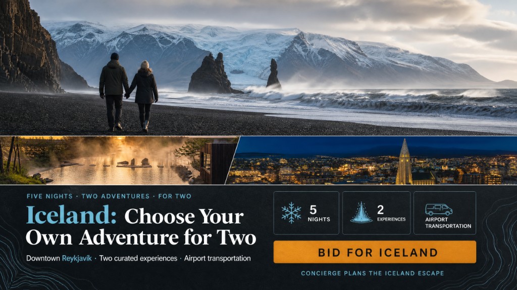 Iceland Choose Your Own Adventure hero for two: five nights, two experiences, airport transfers